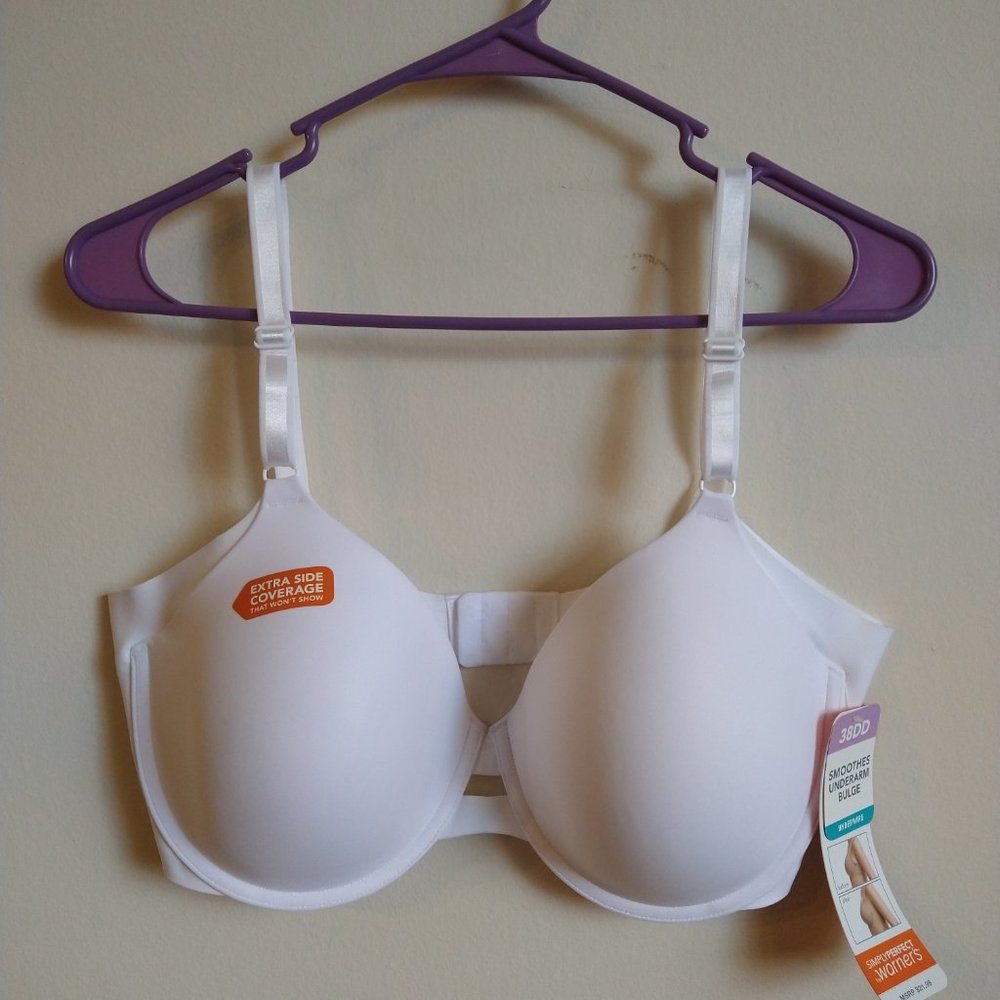 New 38DD Warner's Bra (white)